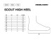 Rebelhorn Scout high heel matt motoros csizma fekete