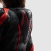 Rebelhorn Diva rs motocycle jacket női bőrdzseki fekete/piros