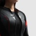 Rebelhorn Diva rs motocycle jacket női bőrdzseki fekete/piros