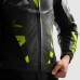 Rebelhorn Inferno bőrdzseki fekete/neon